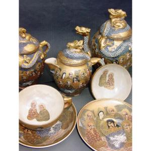 Satsuma Tea Service Meiji Period