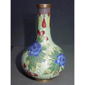 Small Japanese Cloisonne Vase Circa 1920