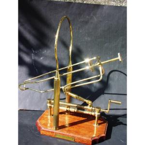 Mechanical Decanter "firma Mickell" Circa 1960 Dedicated To M. Marnay Wine Vinology