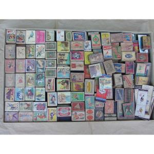 Collection Of More Than 250 Old Matchboxes