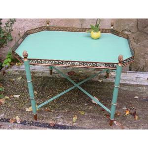 Coffee Table, Removable Top & Its Foldable Base Circa 1960