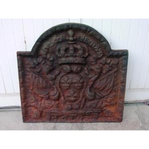 Fireplace Plate (46 X 47.5 Cm.) Heraldic Decor