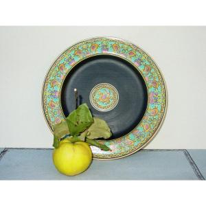 Renaissance Style Terra Cotta Prattware Dish By F&r Pratt