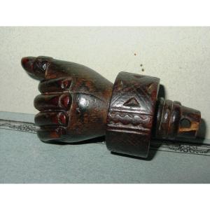 Hand Carved Wooden Buddhist Cult? Tibet?