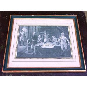 Well Framed Napoleon Engraving From The 19th Century: “great God It’s Him!”