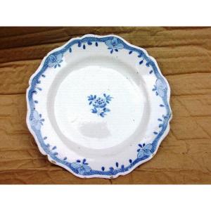 Plate From Around Rouen 18th Century