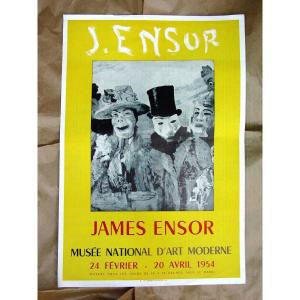 Poster 1954: James Ensor At The Museum Of Modern Art
