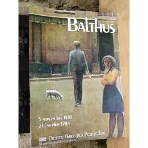 Balthus Poster 1983 Centre Pompidou