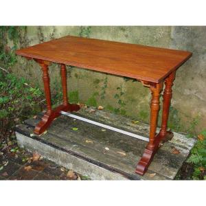 English Teak Pub Table 1900 -tavern Teak Bistro Table