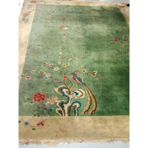 Large (550 X 360 Cm.) Chinese Rug From 1900-20 To Restore & Clean