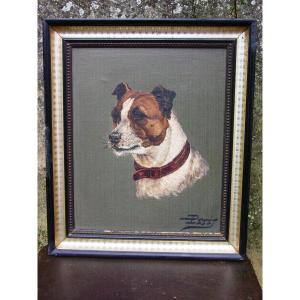 Painting Jack Russel 19ème