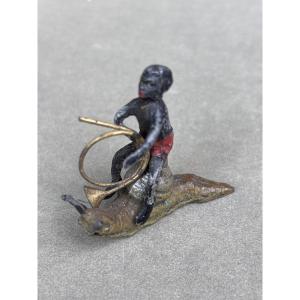 Polychrome Lead Subject - Vienna Bronze Snail Hunt 