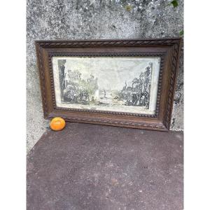 Martyrdom Of Saint Sebastian: J.callot Print C. 1650