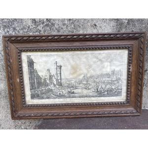 View Of The Louvre Tower Of Nesles: Jacques Callot 1650