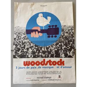 Woodstock Poster (79 X 58.5 Cm) Original Film