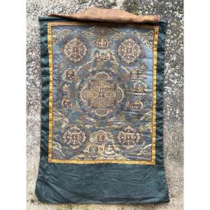 Thangka Nepal Mandala Circa 1950 