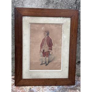 Portrait Of A Bourgeois From The Early 19th Century.