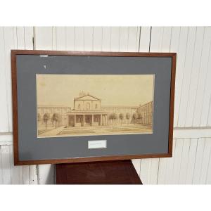 Eugène Napoleon Foundation Offset Print, Well Framed 