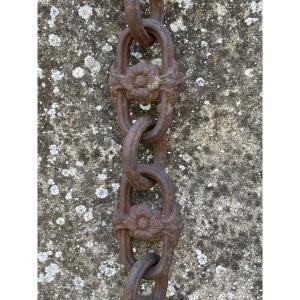 Huge 19th Century Cast-iron Chain