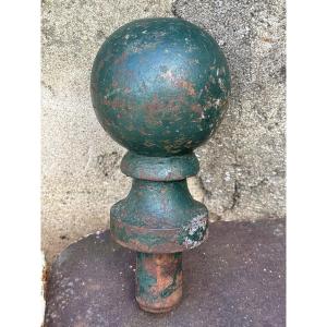 Important Outdoor Cast Iron Ball For Stone Staircase Balustrade Etc.