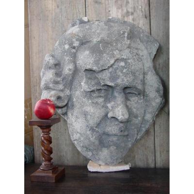 Profile Of Man Famous Low-relief C.1800 Monument Parisien