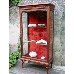 Showcase 1880 Walnut Louis XVI Style