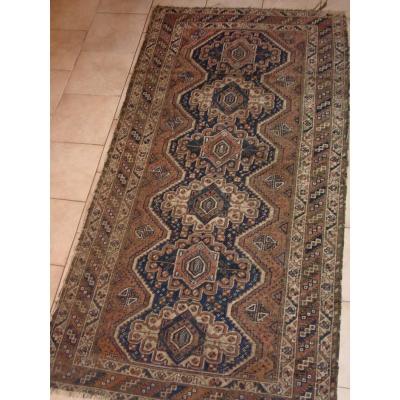 Old Persian Carpet Usures (207 X 104 Cm.)