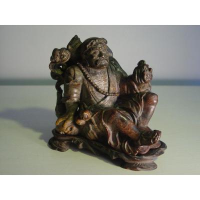 Soapstone Sculpture -china- Around 1900 Pierre De Larre