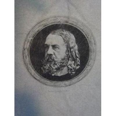 Jules Jacquemart Engraver (1837-1880) Etching On Japanese Paper