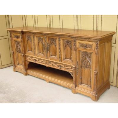 Maison Bellanger : Enfilade Buffet Néo-gothique Néogothique neogothique neo gothique
