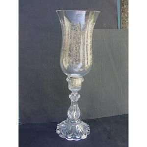 Baccarat, Large Candle Holder
