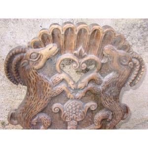 Swiss Escabelle Chair From The 19th Or Before Savoie Montagne Stamped