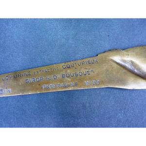 Bronze Letter Opener Albert Marionnet Eagle Decor Pharmaceutical Laboratories