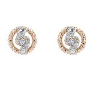 Vintage Retro Diamond Earrings