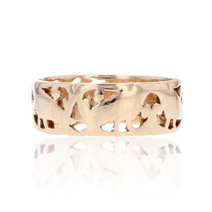 Antique Openwork Rose Gold Ring