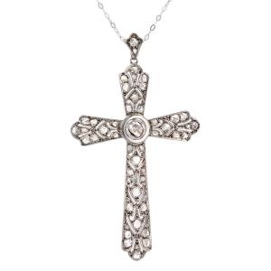 Antique Diamond Cross