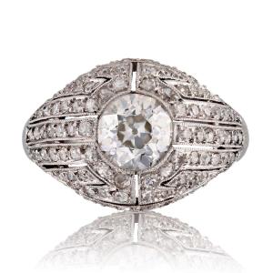 Antique Diamond Dome Ring