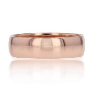 Rose Gold Large Wedding Band