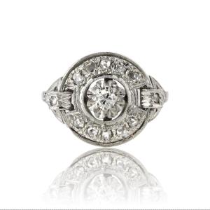 Old Art Deco Diamond Ring