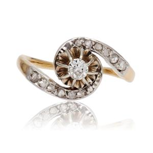Old Tourbillon Diamond Ring