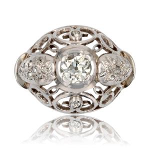 Vintage Diamond Dome Ring
