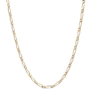 Yellow Gold Chain Alternating Curb Chain