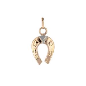 Rose Gold Horseshoe Pendant