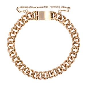 Vintage Gold Massive Curb Chain