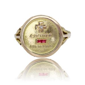 More Than Yesterday Less Than Tomorrow Gold Ring