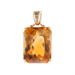 Vintage Citrine Pendant