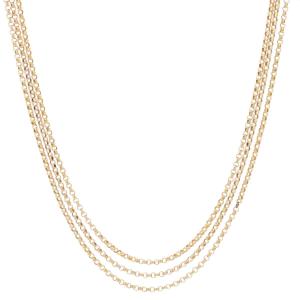 Antique 3-row Yellow Gold Choker Necklace