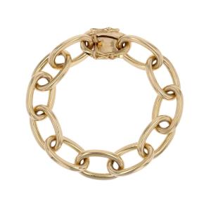 Yellow Gold Curb Link Bracelet