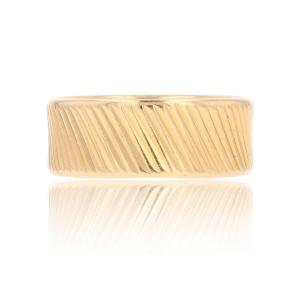 Large Engraved Bangle Ring