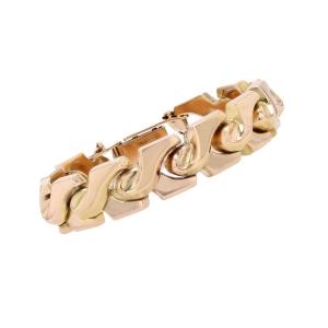 Antique Bracelet With Articulated Knot Patterns